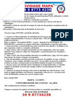 UNICESUMAR 1) Preencher a Ficha de Controle de Estoque Da Matéria-prima PEAD, Utilizando o Critério Do Custo Médio (Média Ponderada Móvel).