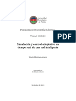 Simulaci N y Control Adaptativo en Tiempo Real de Una Red Inteligente