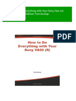 Immediate download How to Do Everything with Your Sony Vaio 1st Edition Tom Dunlap ebooks 2024