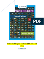 Psychology Themes and Variations 11th Edition Textbook