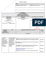 Lesson Plan Class 4