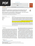 Hydrothermal Carbonization of Agricultural and Municipal Solid Waste Digestates - Structure and Energetic Properties of The Solid Products