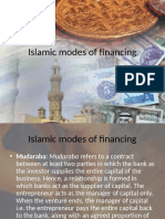 Islamic Modes of Financing - Fim