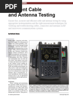 Efficient Cable and Antenna Testing