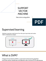 Support Vector Machine: Data Science Using Python