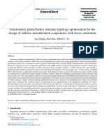 Functionally Graded Lattice Structure Topology Optimization For The Design of Additive Manufactured Components With Stress Constraints