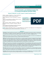 Clinical Effectiveness of Anxiolytics and Antidepressants in The Management of Temporomandibular Disorders TMD