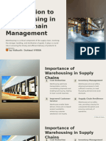 Introduction To Warehousing in Supply Chain Management