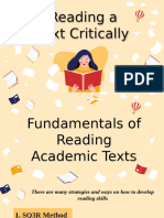 Unit 1 Lesson 3 Part 2 Reading A Text Critically