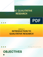 Module 4 - Basic Qualitative Research0