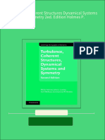 Turbulence Coherent Structures Dynamical Systems and Symmetry 2ed. Edition Holmes P. Download PDF