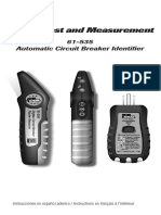 Ideal Test and Measurement: 61-535 Automatic Circuit Breaker Identifier