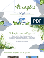 Interações Ecológicas 7º Ano Ciências