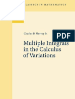 Multiple Integrals in The Calculus of Variations Oct 2008