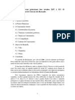 R. Tema 41. A poesia palaciana dos séculos XIV e XV. Garcia de Resende.