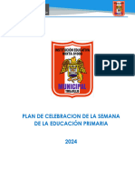 Plan Semana de La Educacion Primaria