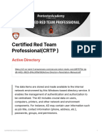 Certified Red Team Professional (CRTP)