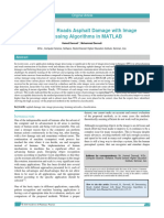 Determining Roads Asphalt Damage With Image Processing Algorithms in Matlab