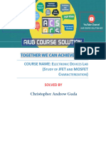 Electronic Devices Lab_Study of JFET and MOSFET Characterization_Final_ACS