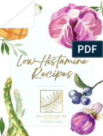 Low Histamine Recipes For All