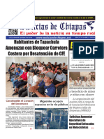 Periódico Noticias de Chiapas, Edición Virtual Jueves 14 de Noviembre de 2024