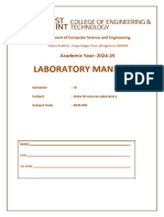 DSA Lab Manual 2024-2025 Updated