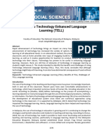 A Review On Technology Enhanced Language Learning Tell