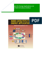 Nano Catalysts For Energy Applications 1st Edition Rohit Srivastava (Editor) Download PDF