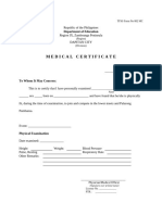 Medical Certificate 2010 Palaro