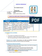 SESION 9-8-23-COM. Leemos Una Noticia Sobre El Impacto de Un Fenómeno Natural.