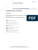 Co Polymerization of Acrylates - 2009