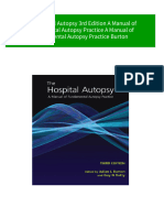 The Hospital Autopsy 3rd Edition A Manual of Fundamental Autopsy Practice A Manual of Fundamental Autopsy Practice Burton