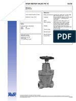 Avk Water Meter Valve PN 10 03/28: To DIN 3302 Part 4 Internal Pipe Thread