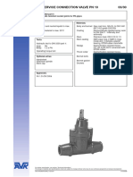 Avk Service Connection Valve PN 10 03/30: To DIN 3352 Part 4 With Tensile Resistant Socket Joints For PE-pipes