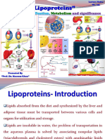 143. “Lipoproteins” Structure, Classification, Metabolism and Significance