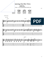 Dancing on My Own Fingerstyle Arrangement TAB Drue James