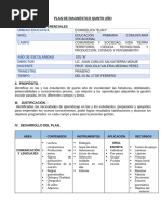 Plan de Diagnóstico Quinto-1