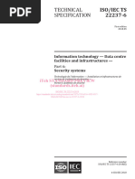 ISO-IEC-TS-22237-6-2018 Security Systems