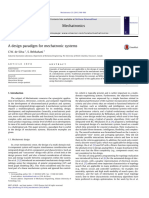 A Design Paradigm For Mechatronic Systems