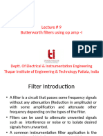 Butterworth Filters - I