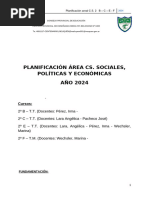 Planificación Área C.S - 2°