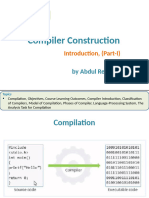 Lecture#1 - Chap#1 (Compiler Introduction)