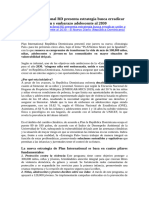 Plan Internacional RD Presenta Estrategia Busca Erradicar Unión y Embarazo Adolescente Al 2030