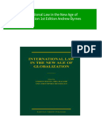 Full International Law in The New Age of Globalization 1st Edition Andrew Byrnes Ebook All Chapters