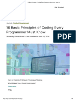 16 Basic Principles of Coding Every Programmer Must Know - Hapy Co