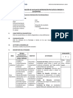 Esquema de Plan de Intervención