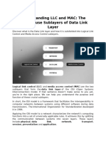 Understanding LLC and MAC SUBLAYER of Data Link Layer