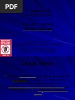 Therapeutics II - Chronic Asthma - Fall S 2024-25