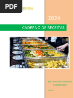 Caderno de RECEITASCaderno de RECEITAS