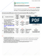 Statement of Encumbrance on Property (4)